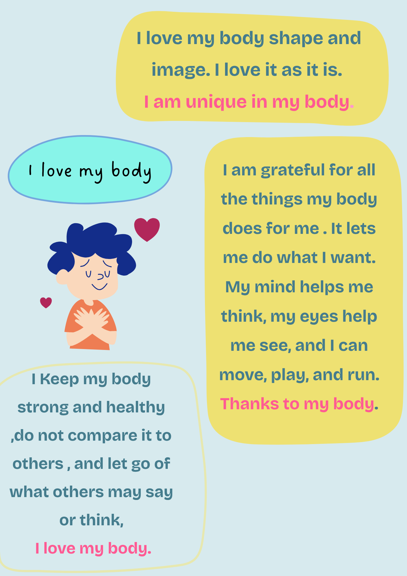 I Love Me : A Self-Love E-Book for Kids